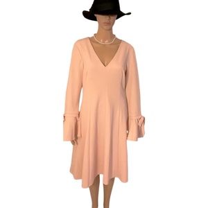 Calvin Klein Fit and Flare Dress in Peach Color size 12